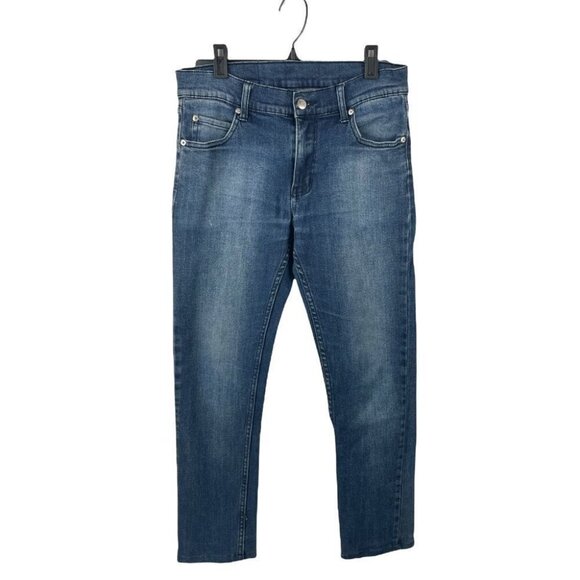 ** Cheap Monday High Rise Medium Dark Wash Skinny Jeans Size 30 - Picture 4 of 11